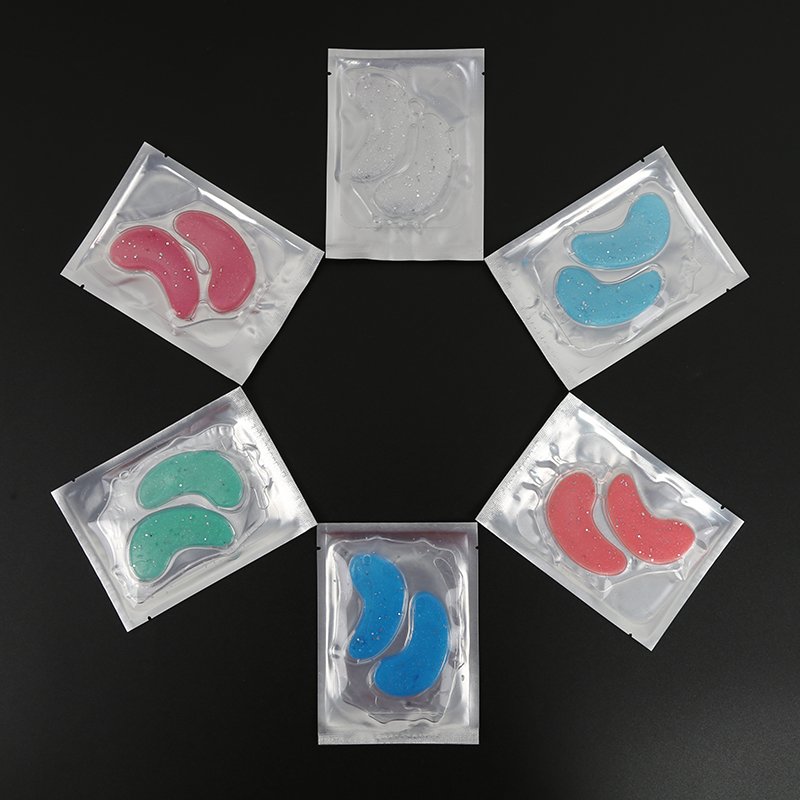 Cerotti contorno occhi in idrogel glitterato al collagene cristallino - 5